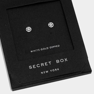 Brand new smiley face earrings
